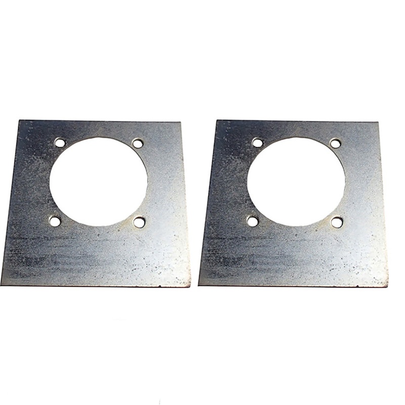 2 – RECESSED BACKING PLATE MOUNTING PLATES f D RING PLATE TIE DOWN ROPE D RINGS