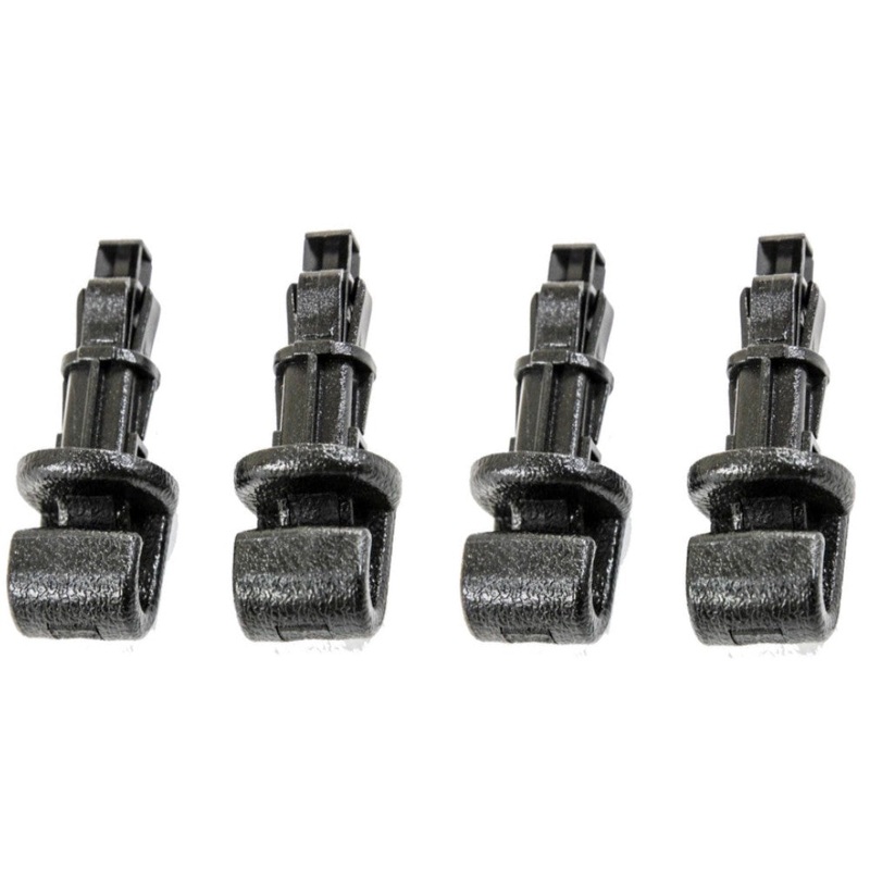 4-Pack New Black Sliding Door Sunshade Hooks for 2005-2010 Fits Honda Odyssey