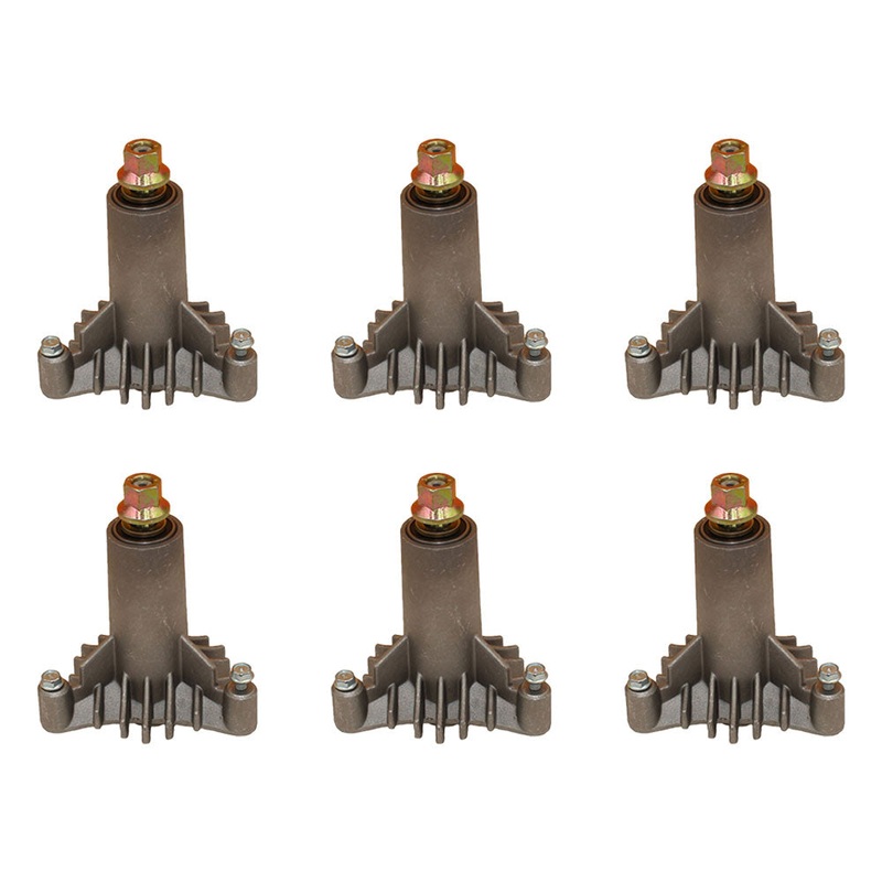 6PK Blade Spindles w/ Bolts Fits AYP Sears 532130794 130794 128285 137641