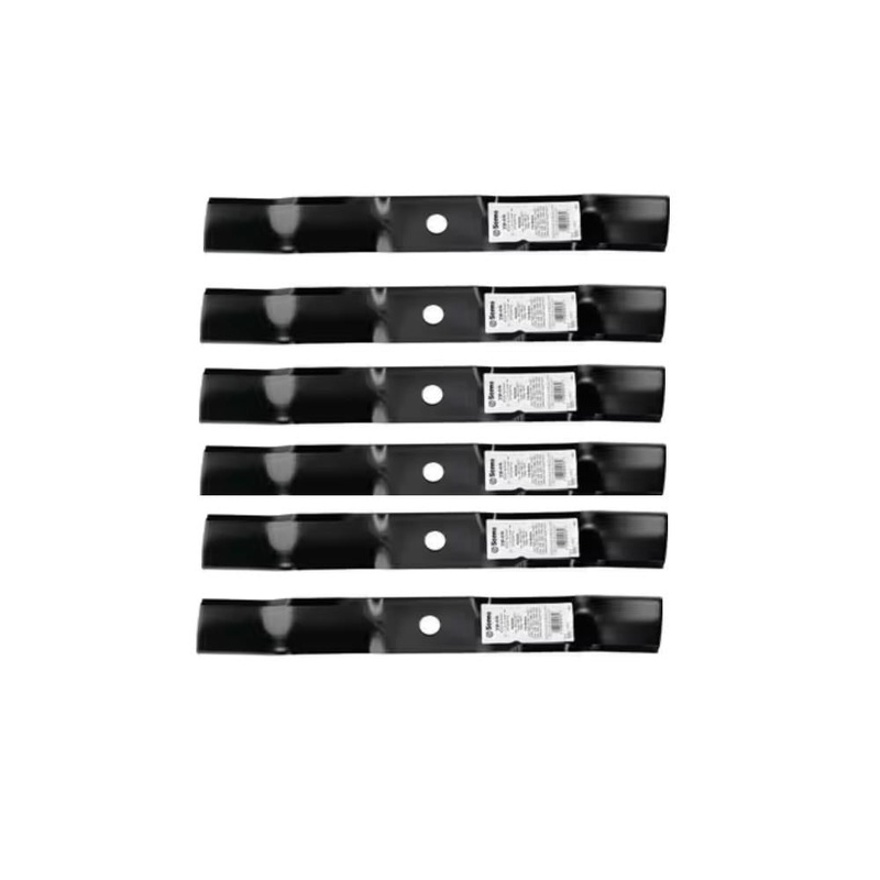 Six (6) Fits John Deere X520 Z435 Aftermarket 54 Mulching Blades M143520