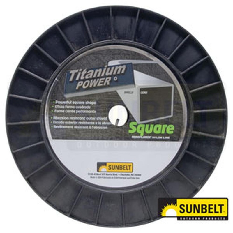 B1433105 Titanium Power Trimmer Line, .105 square