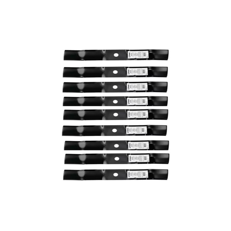 Nine (9) 54 Aftermarket Mulching Blades M145516 Fits John Deere X520 Z435