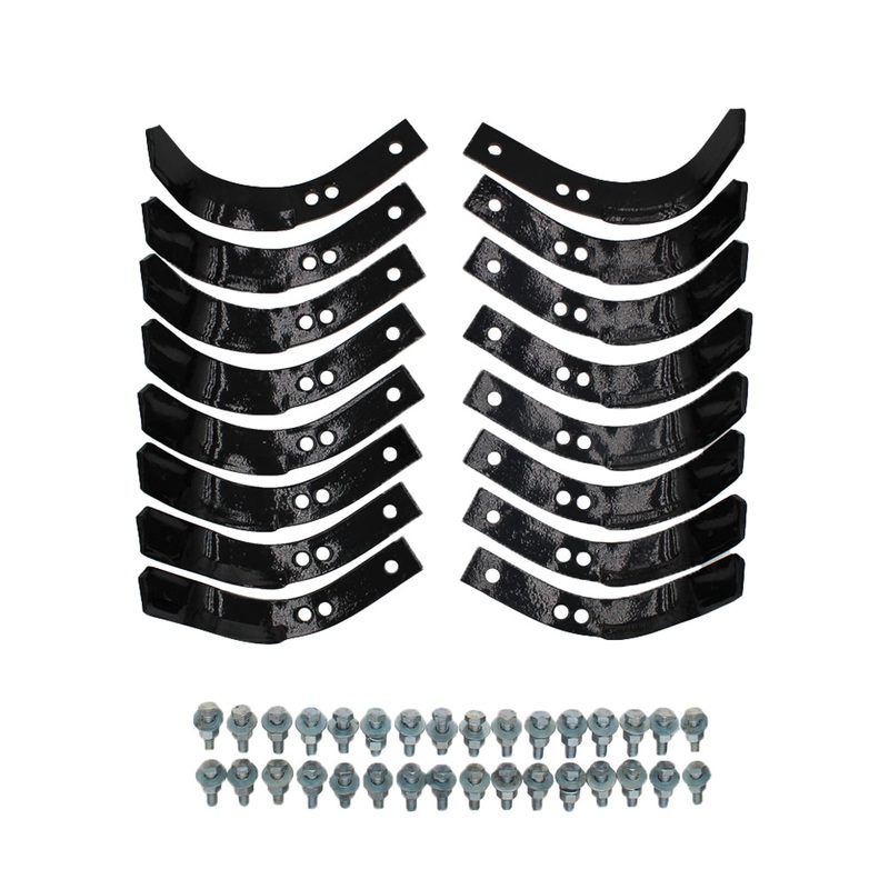 Rototiller Tine Set W/Hardware fits Troybilt Horse Pony Replaces 1901118