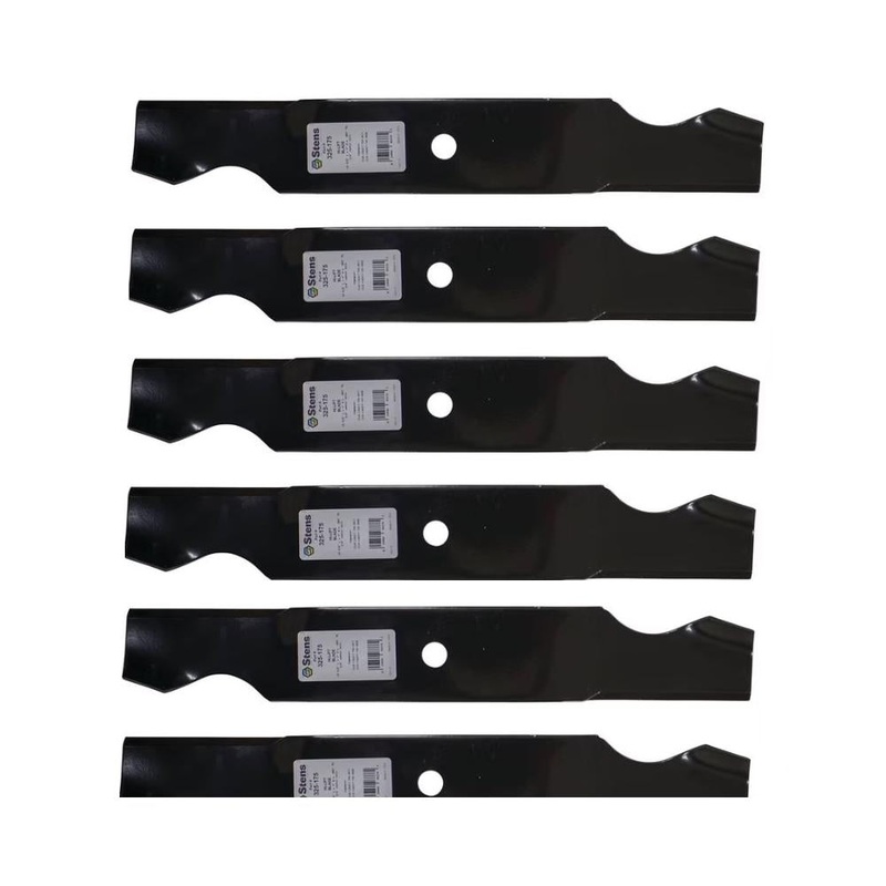SIX (6) Fits Cub Cadet 759-3817 Standard Mower Blades for 38 Decks 2130 2135