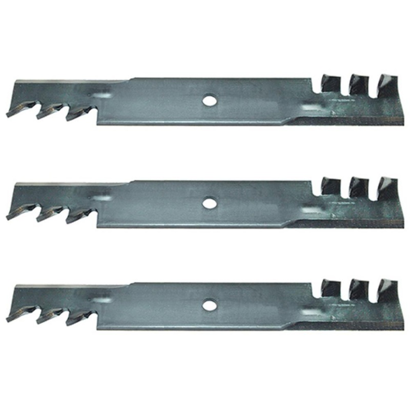Set of 3 48 mulching mower blades to fit Lesco Scag Snapper Great Dane Encore