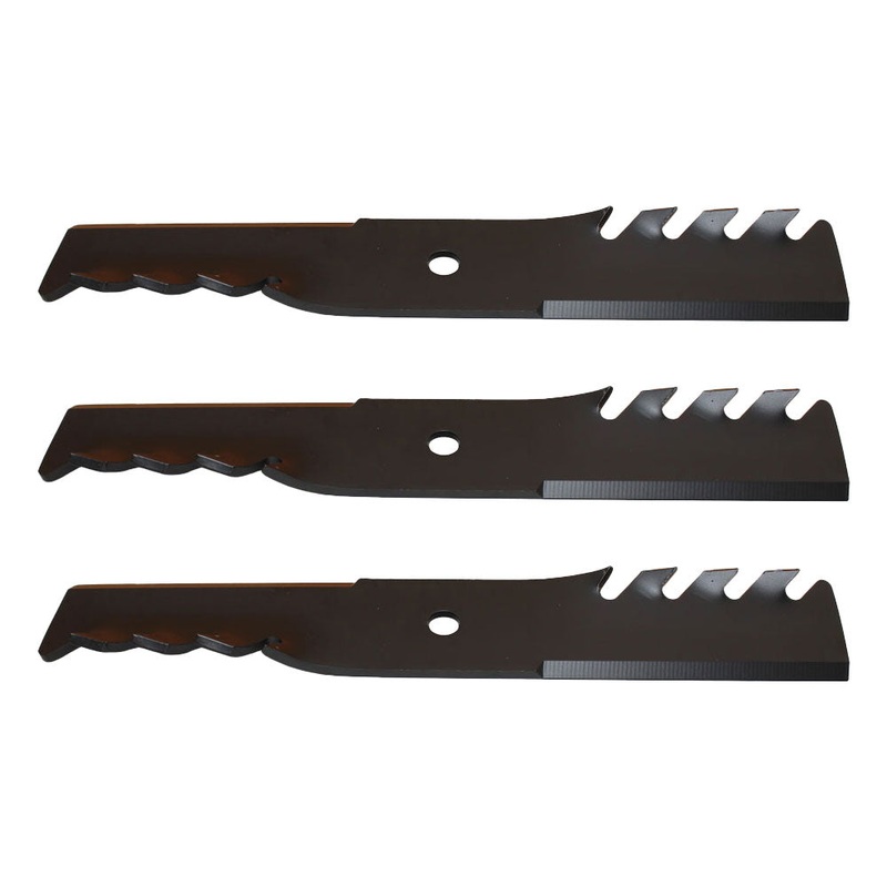 Set of (3) 48 Toothed Mulching Mower Blade Fits Bobcat 48 Deck Repl. 112111-01