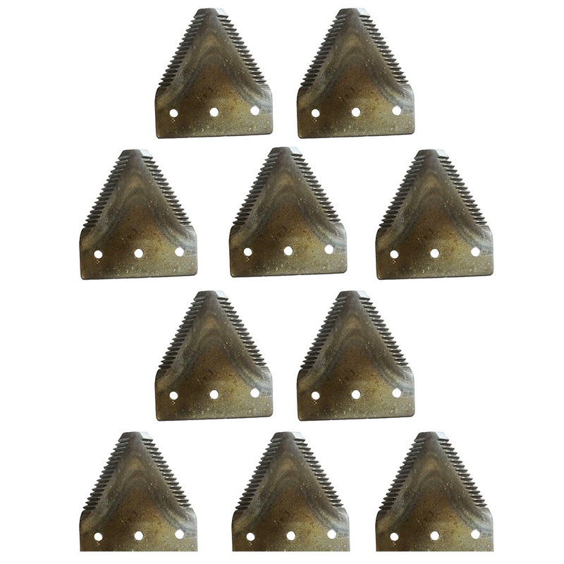 Sickle Section Shape 2 TS XH Plated Package of 10 Fits Case IH 8870 700705300