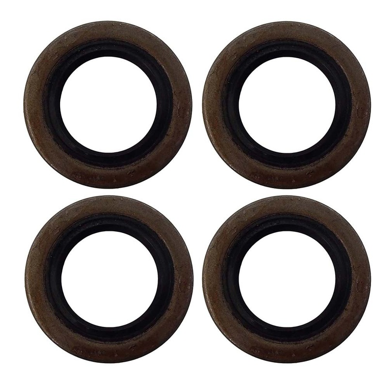(4) Trailer Hub Wheel Double Lip Grease Seal E-Z Lube Axle 1.249 ID X 1.983 OD