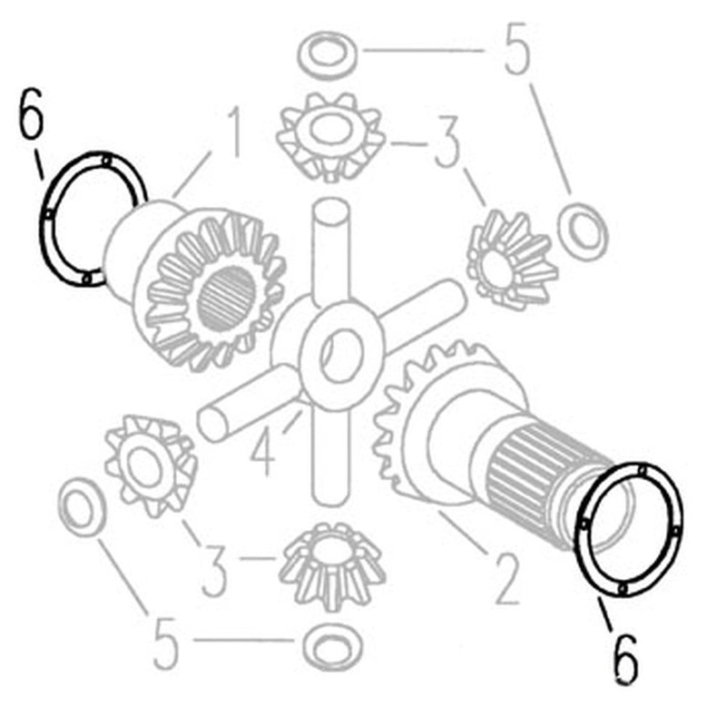 Thrust Washer Fits Ford/New Holland Replaces 957E4228