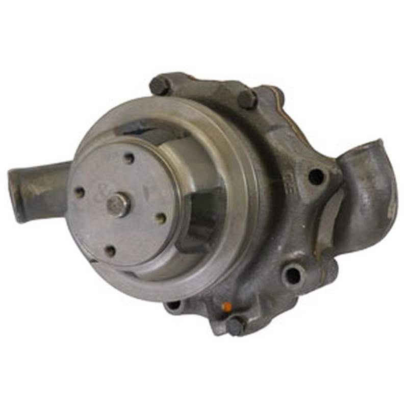 Water Pump with Backing Plate and Single Groove Pulley Fits Ford 6610 87800119