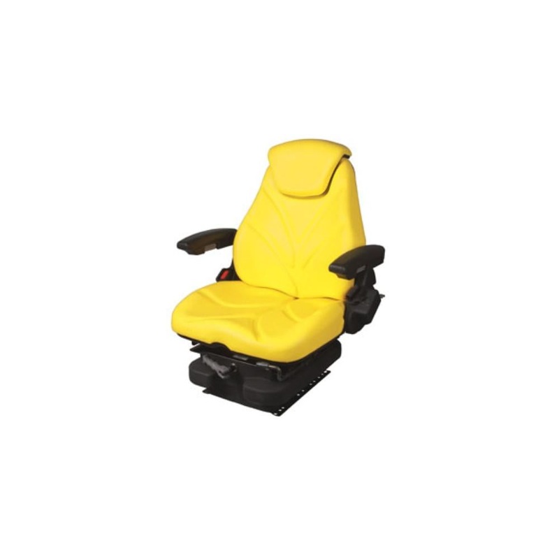 Aftermarket Yellow Low Pro Mech Susp Seat F20 Fits John Deere Tractors & Mowers