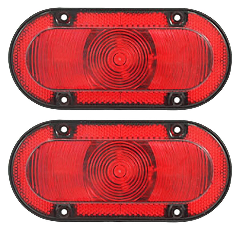 Qty 2: Red LED Warning Light Fits Allis Chalmers Replaces ELJ50-0335_x2