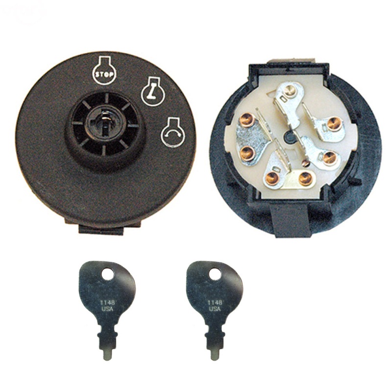 Ignition Switch W/ Keys Fits Toro Replaces 117-2221