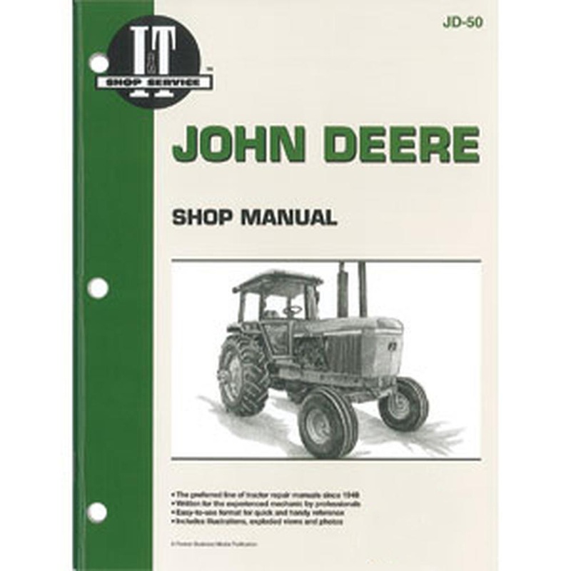 Shop Manual Fits John Deere Replaces 595-JD50