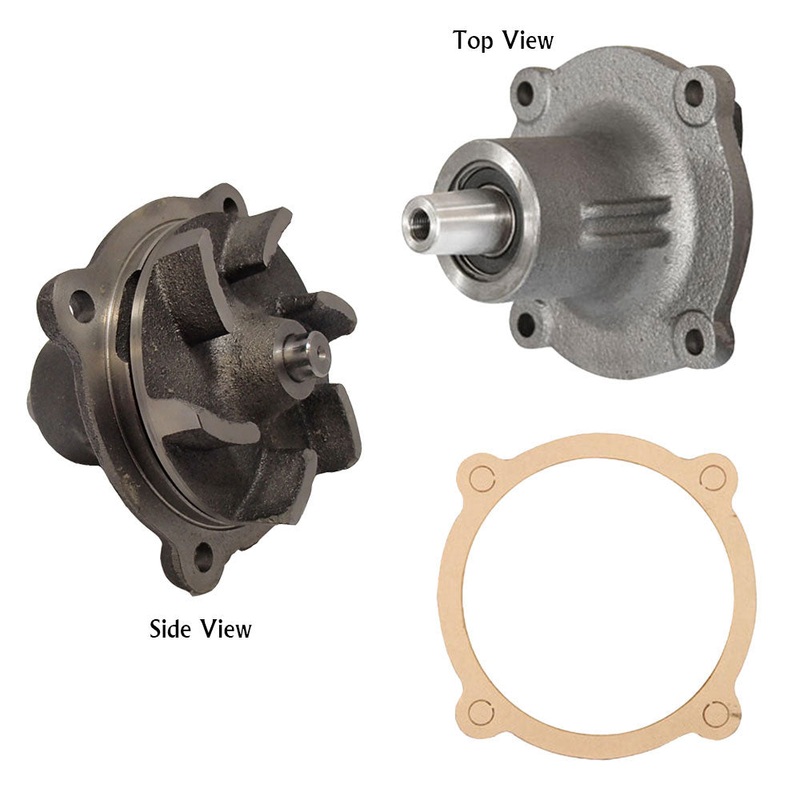 Water Pump with Shaft Fits Case/International Harvester Replaces 199352A1T/SHAFT