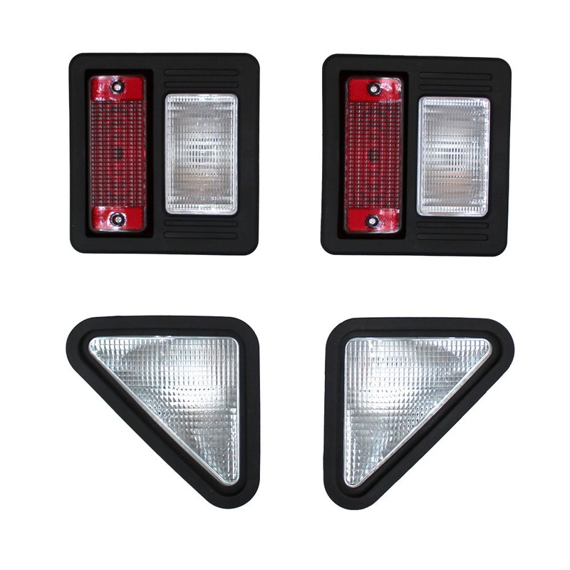 SET REAR + LEFT + RIGHT FRONT LIGHTS LH RH Fits Bobcat S220 S250 S300 S330 S590