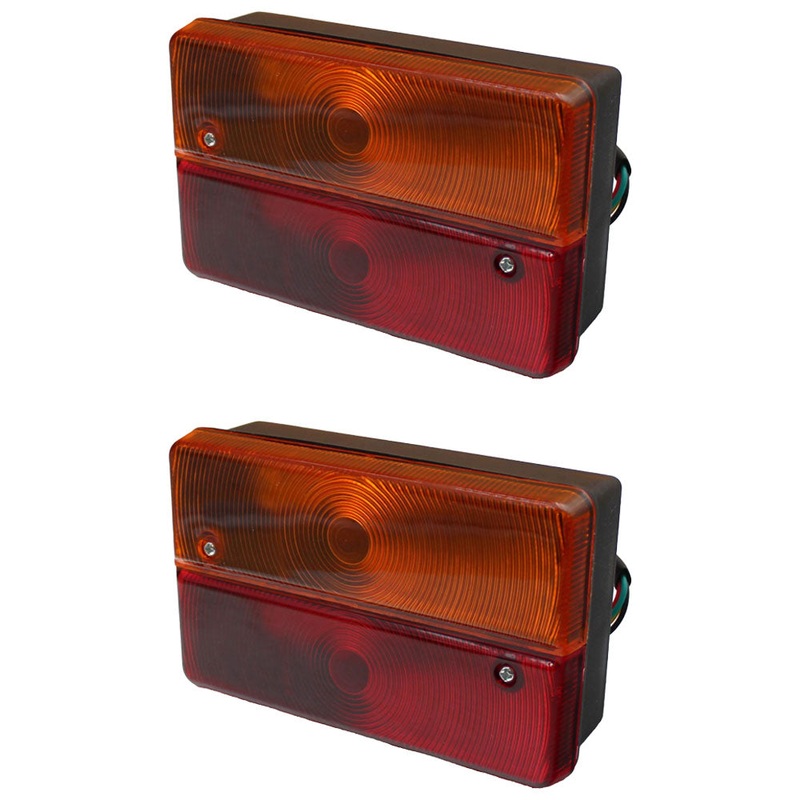 (2 pk) 700/23600 Rear Stop Light Assembly Fits JCB Wheel Loader 407 408 409 412