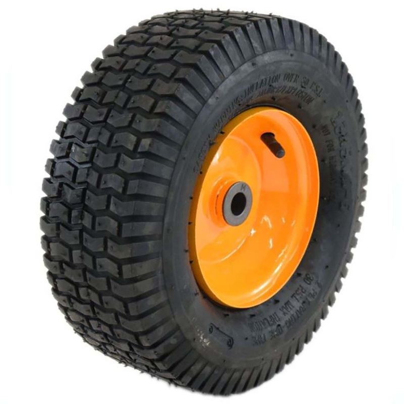 13×5.00-6 Tube Type Turf Tread Tire -2 Ply (on Rim) 3/4 x 3 CH P436552x421