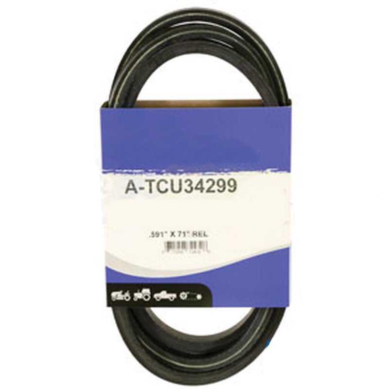 TCU34299 Traction Drive Belt 71 For John Deere Zero-Turns Z915E Z945M Z985R