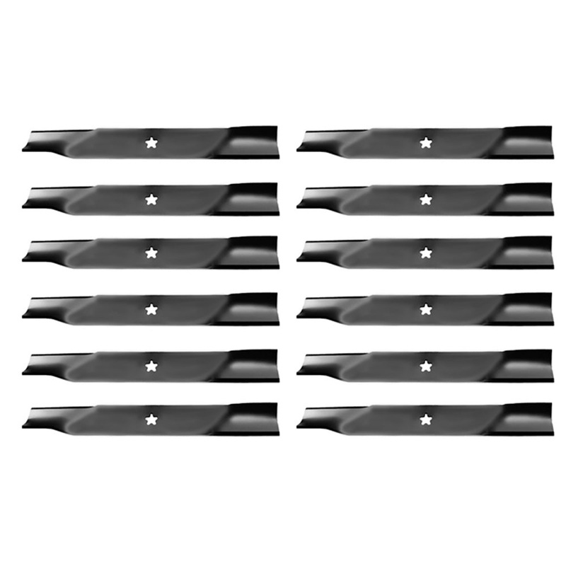 Qty 12: Hi Lift Mower Blades Fits Red Max Replaces 510417901