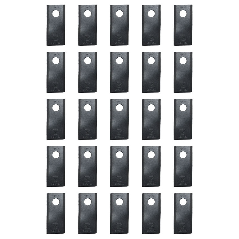 Qty. 25: Left Hand Disc Mower Blade Fits GEHL Replaces 613728