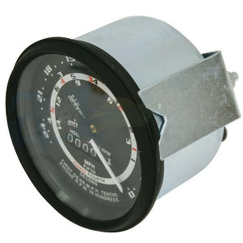 Tachometer/Proofmeter Gauge 5 Speed with Aftermarket Style Needle Fits Ford 4000