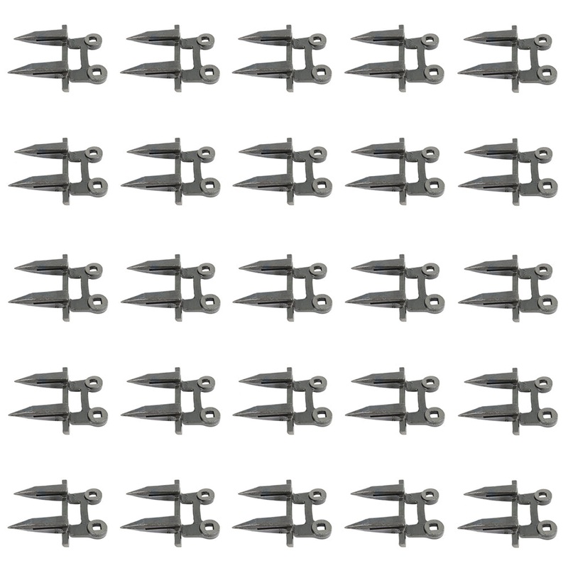 (25) 2 Prong Forged Grain Head Guard Fits John Deere 120 215 220 230