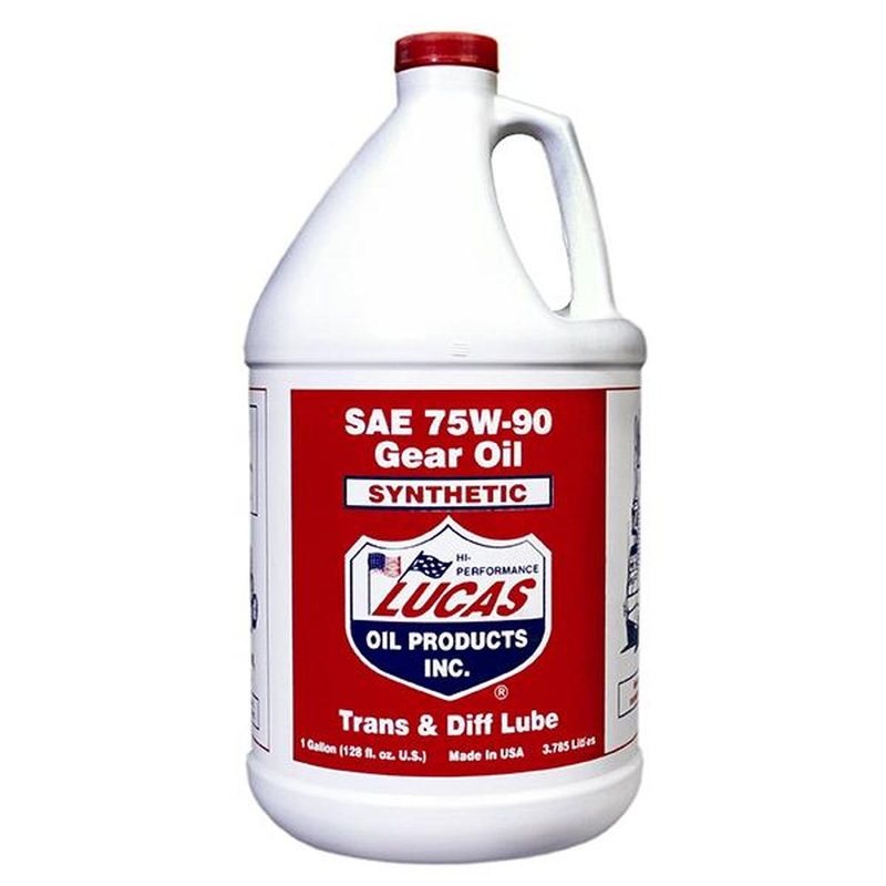 LUC10048 SAE 75W-90 Synthetic Gear Oil – 1 Gallon Fits Lucas Oil & SeaFoam
