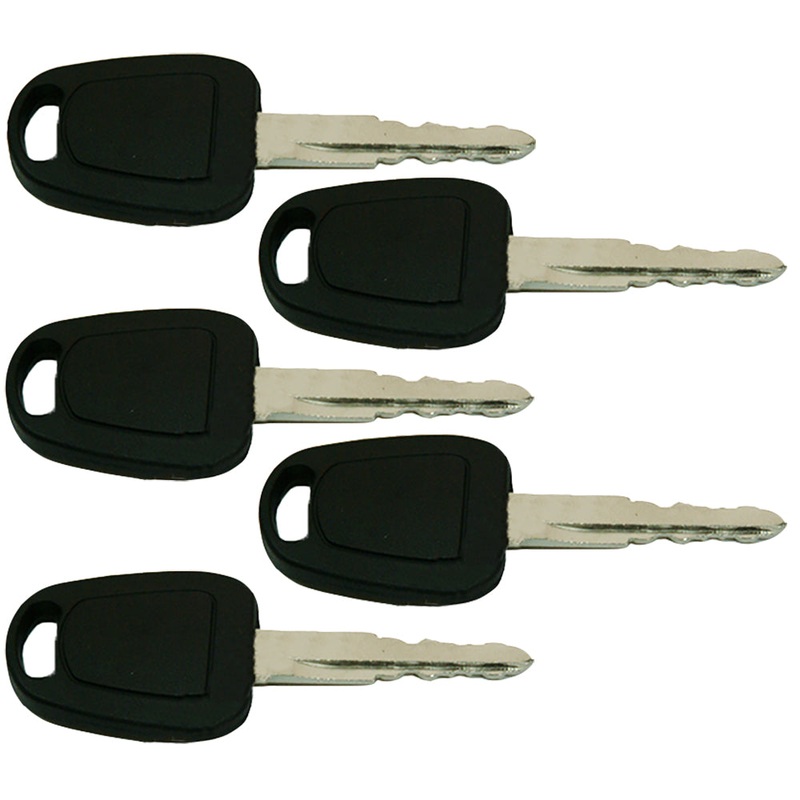 (5) Keys fits Doosan fits Daewoo Fits Bobcat E80 F900 Excavator K1009605 D100