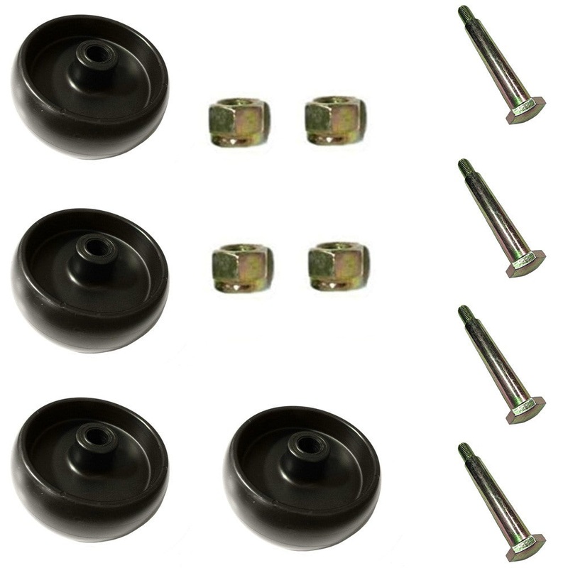 New FOUR (4) Wheels Fits John Deere X105 X106 X110 X120 X125 W/ Bolt & Nut