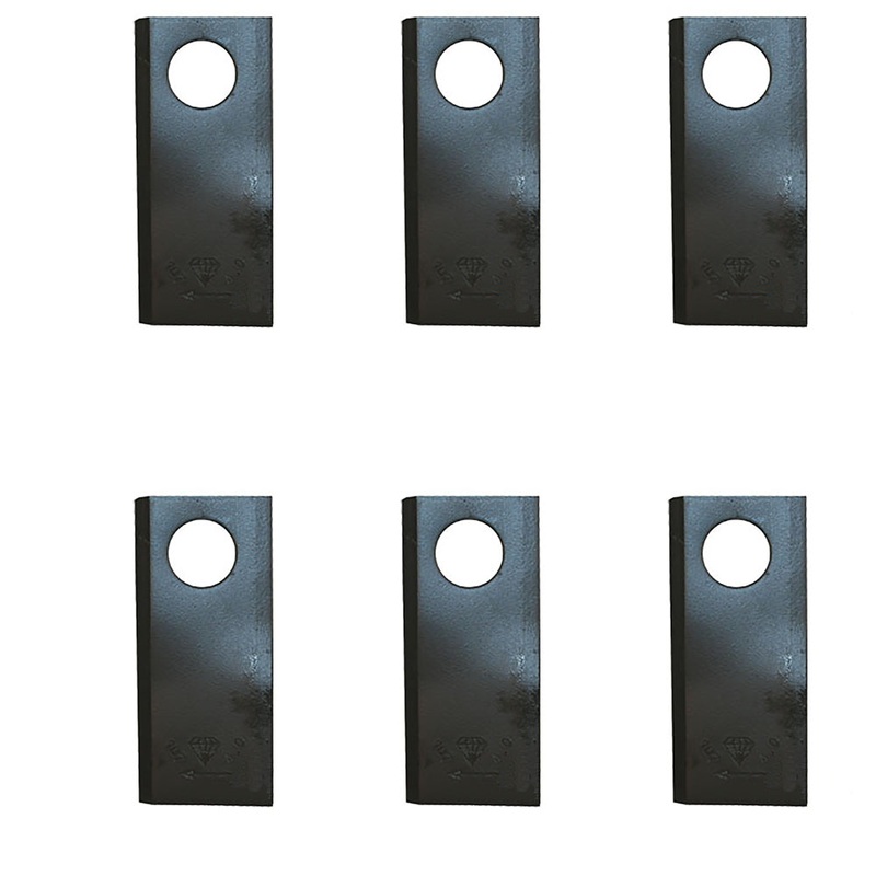 Qty 6: Right Hand Disc Mower Blade Fits Ford/New Holland Replaces 9847683_x6