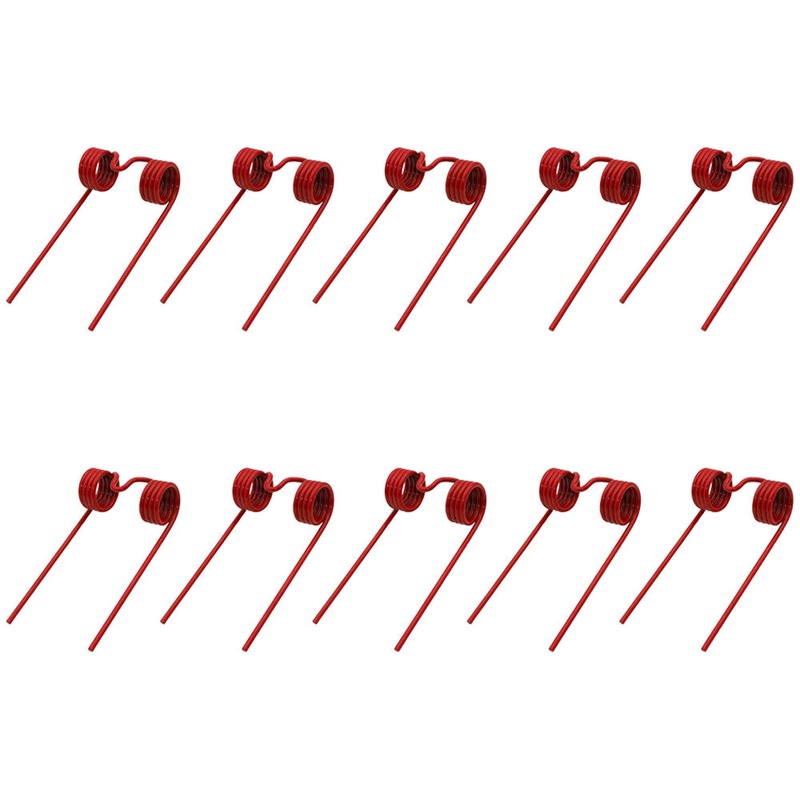 10pk Hay Rake Tooth 6 Double Tine x 3.5 Tine Gap x 1.875 Coil 611181 Farmer