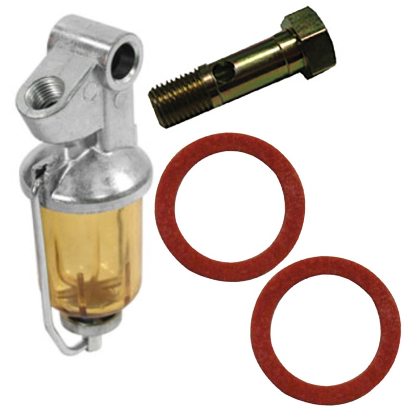 Sediment Bowl Assembly w/ Bolt & Seals Fits Ford New Holland 1801 1811 1821