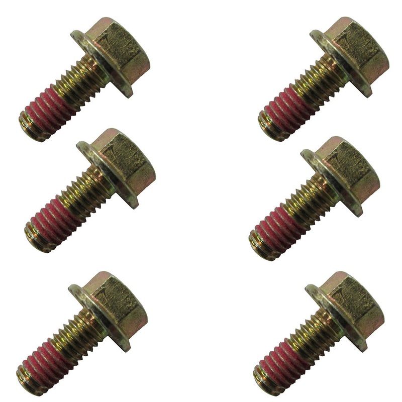 (6) Interchangeable Disc Mower Blade Bolts fits Various Applications & Models