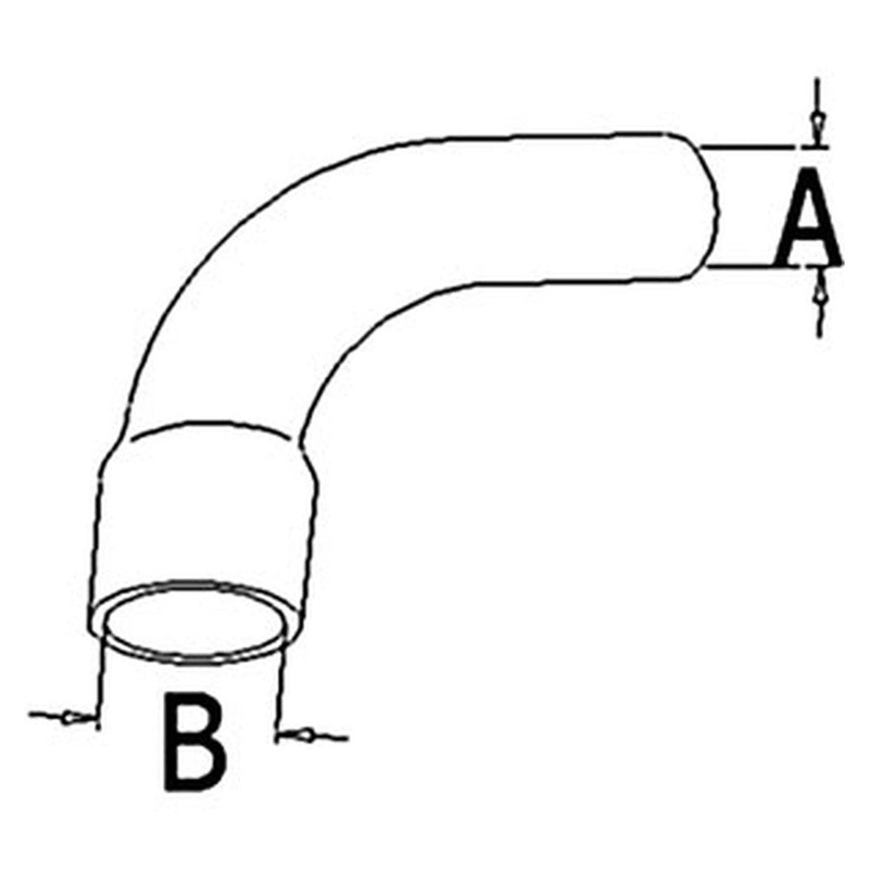 Lower Radiator Hose Fits Case 1070 970 A62649