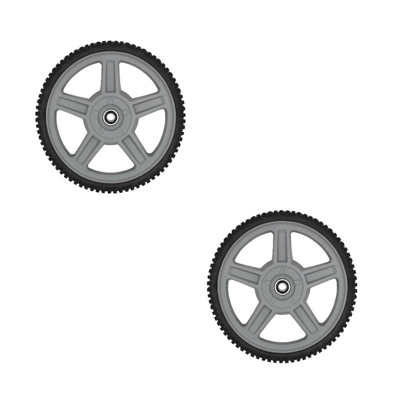 Qty 2: Plastic Mower Wheels Fits Red Max Replaces 581010302