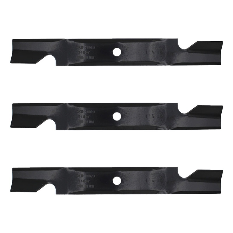 (3) Lawn Mower Blades 17-1/2 x 2-1/4 x .160 Fits Toro Titan Z 50 117-1156-03