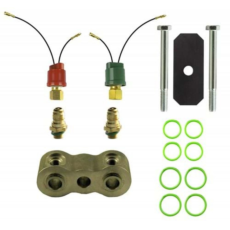 888301441 Dual High & Low Pressure Switch Kit, w/ 3/4 Spacer Fits Deutz