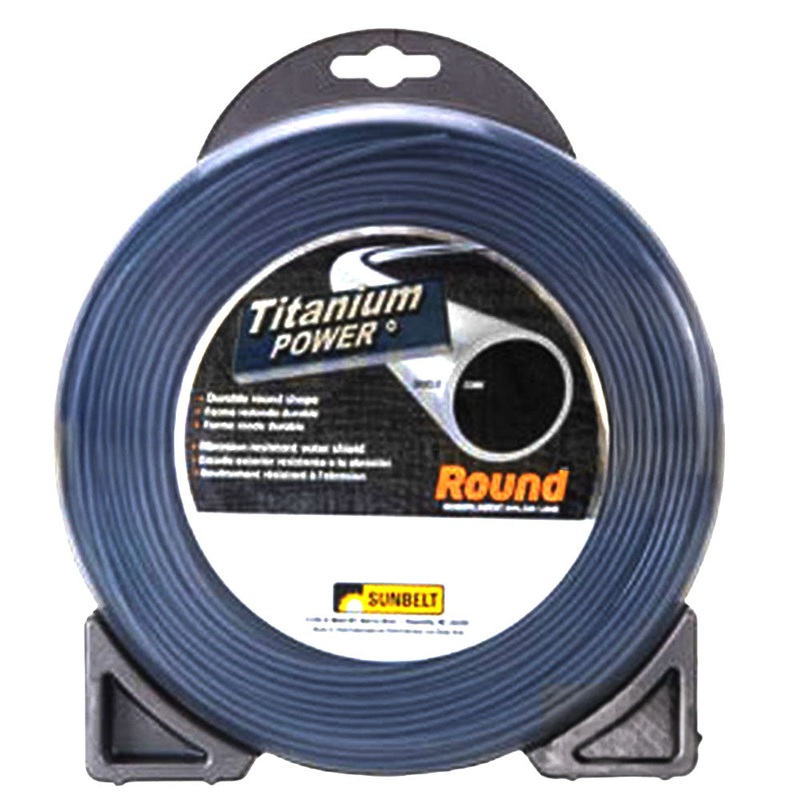 B131095 Titanium Power Trimmer Line, .095 round