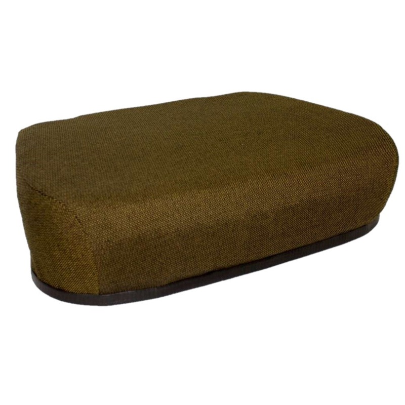 Seat Cushion Hydraulic Suspension Fabric Brown – Economy Fits John Deere 7700