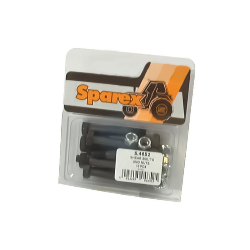 S.4652 Shear Bolt,  M8 x 57mm (10 pcs. Agripak) Fits John Deere