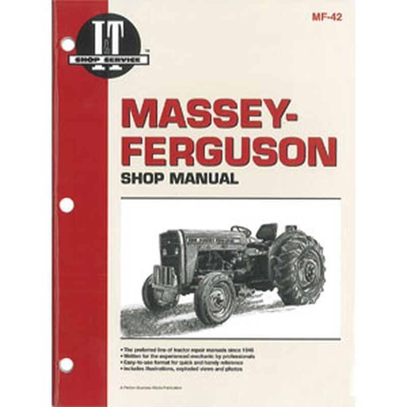 Shop Manual Fits Massey Ferguson Replaces 595-MF42