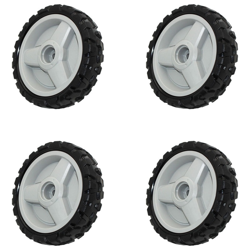 (4) 8 Drive Wheels Fits Cub Cadet Self Propelled Mower 734-05341 490-322-0013