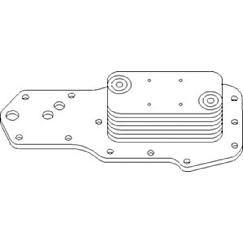Oil Cooler Fits Case IH Tractor 87416028 MX135 1896 2096 5130 5140 5230 5240