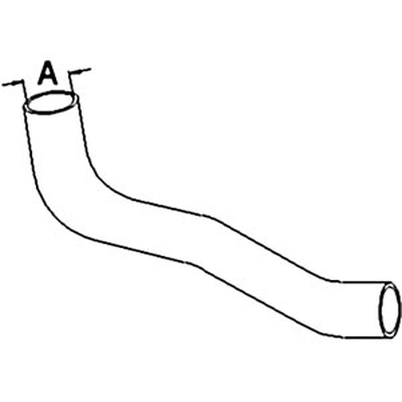 303443736 Upper Radiator Hose Fit White 100 120 125 140 145