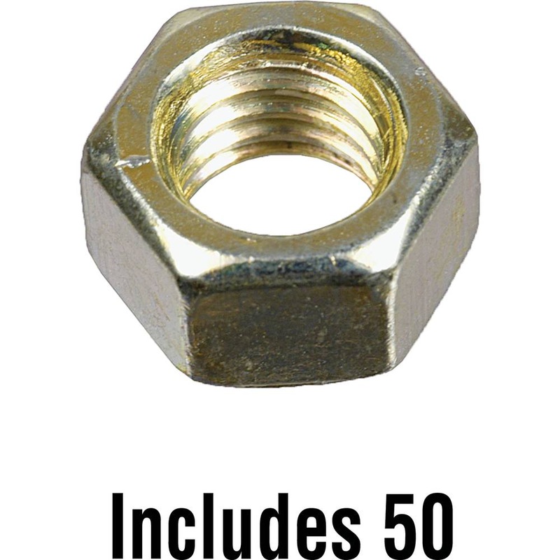 462-25000-50-JN J&N Electrical Products Nut, Hex