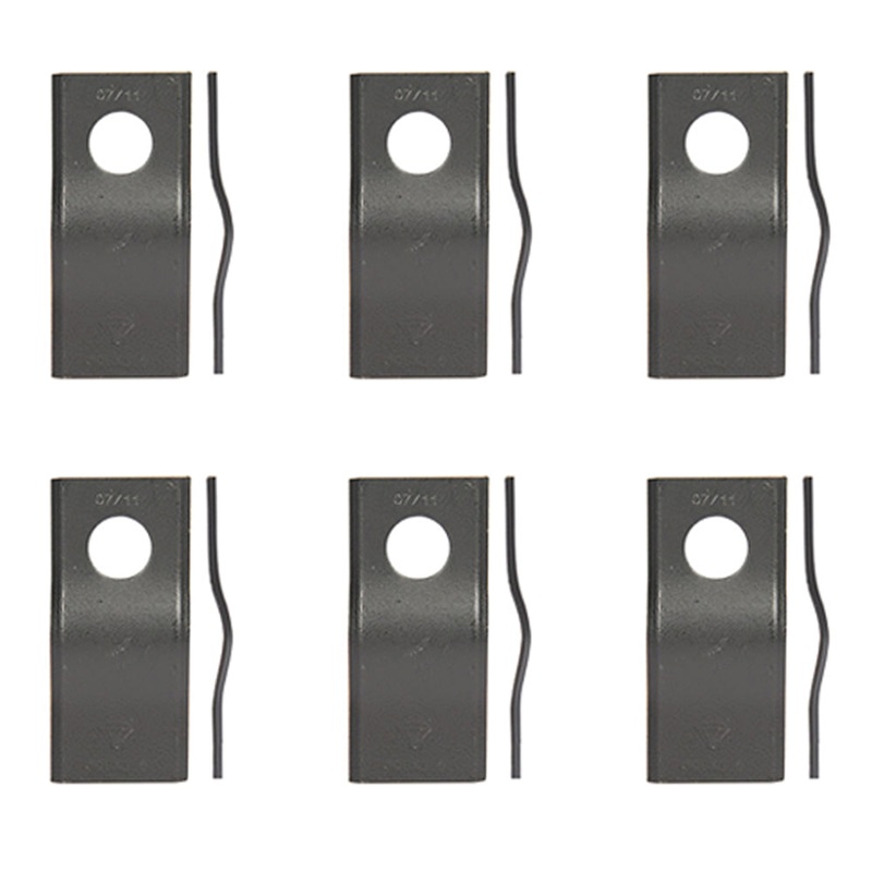 Qty 6: Disc Mower Blade Fits Krone Replaces 4-143-237-0