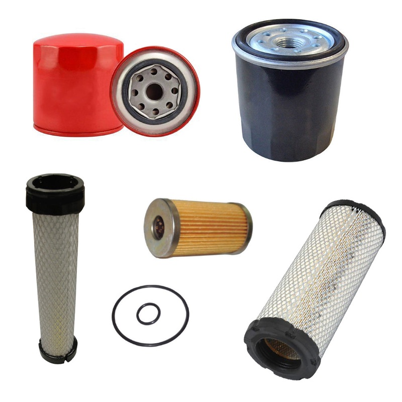 5-piece Filter Kit Fits Kioti Replaces 84612-43160