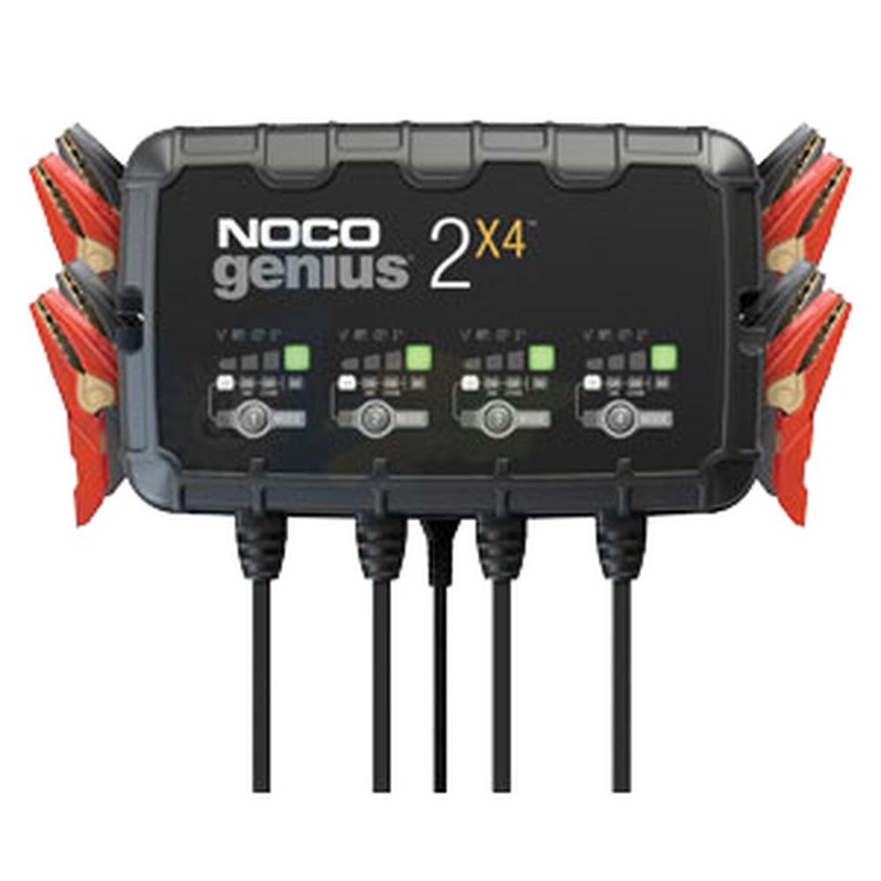 A-GENIUS2X4-AI – 8A 4-Bank Battery Charger