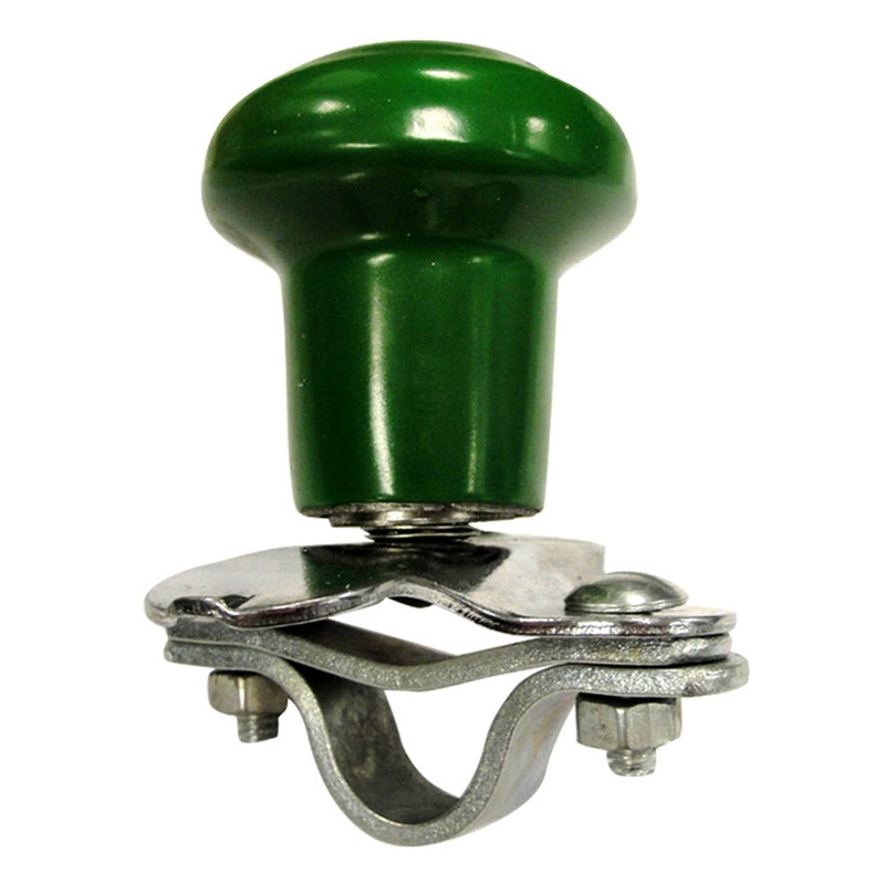 S16087400 Universal Steering Wheel Spinner Knob Vinyl Green Fits John Deere Univ